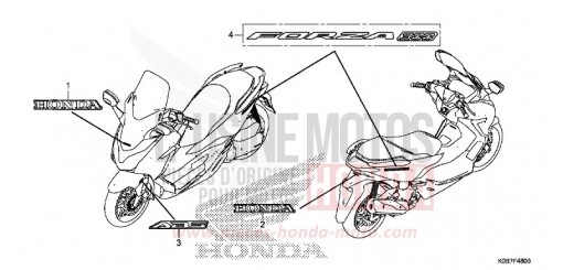MARQUE/EMBLEME NSS300AK de 2019